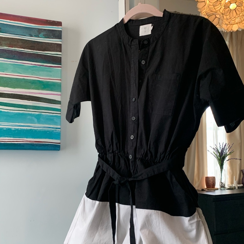 Color block Romper by Urban Outfitters